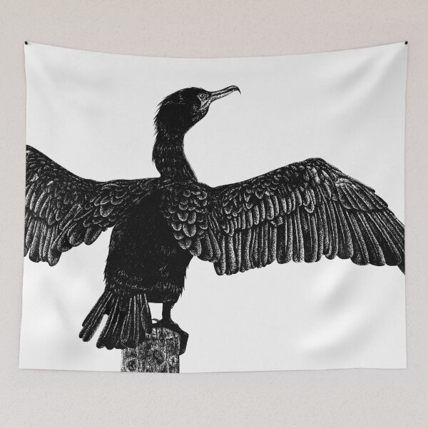 Item preview, Cormorant drawing designed and sold by LorenDowding.
