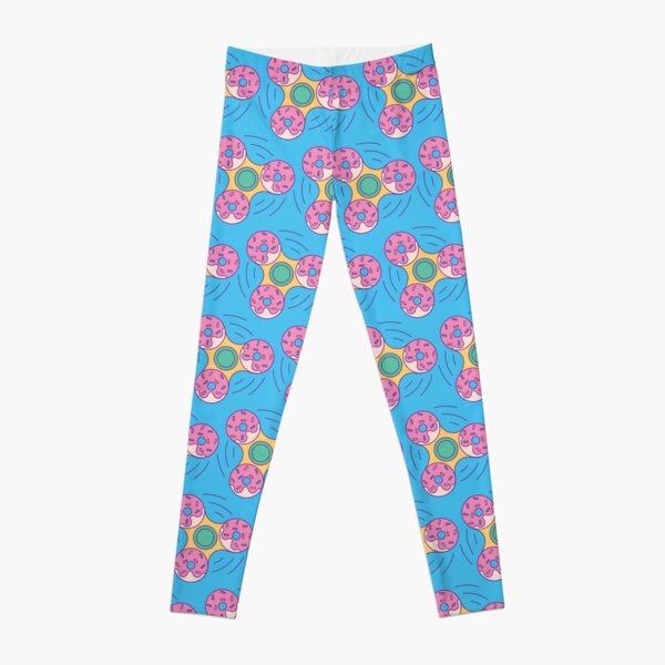 Doughnut Fidget Spinner - Pattern Leggings
