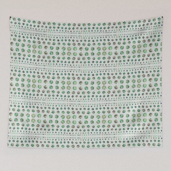 Item preview, Shibori Circles - Forest designed and sold by bmfabricdesigns.