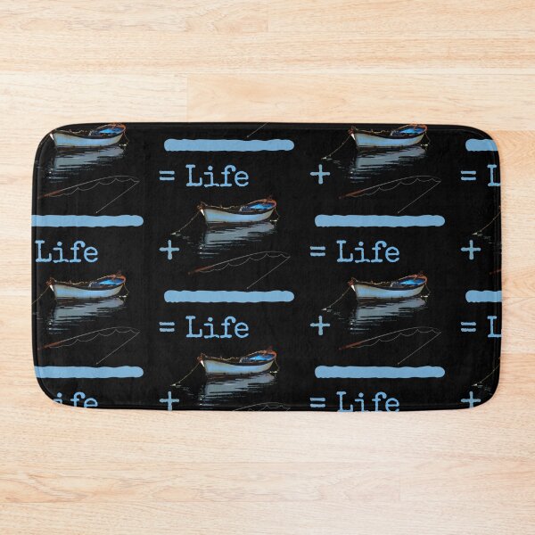 Item preview, boat plus fishing hooks equal life forever designed and sold by StudentLuxLife.