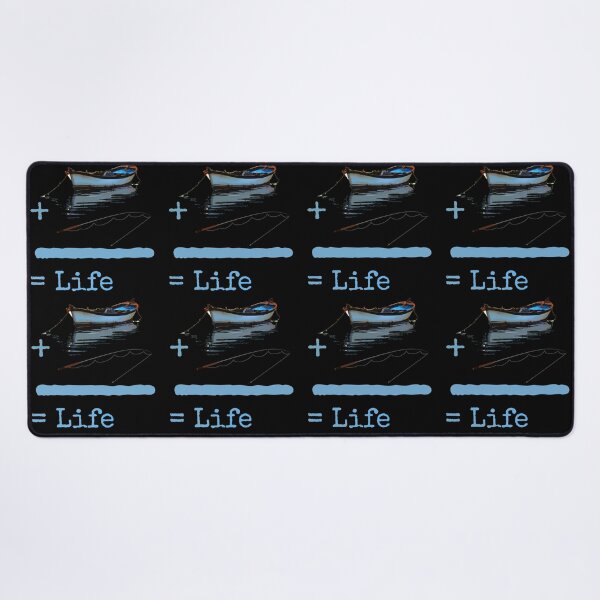 Item preview, boat plus fishing hooks equal life forever designed and sold by StudentLuxLife.