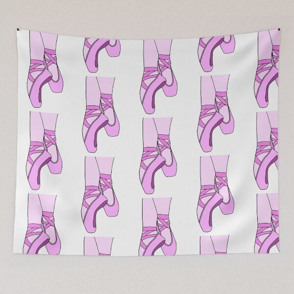 Item preview, Pink pointe shoes designed and sold by CalliesArt.