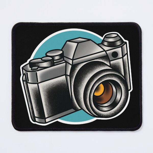 Item preview, Vintage Camera Traditional Tattoo designed and sold by SevenRelics.