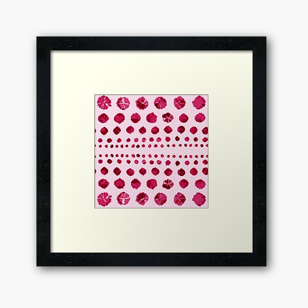 Item preview, Shibori Circles - Raspberry on Pink designed and sold by bmfabricdesigns.