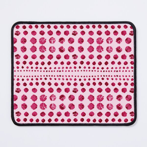 Item preview, Shibori Circles - Raspberry on Pink designed and sold by bmfabricdesigns.