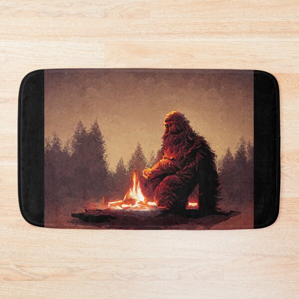 Artikelvorschau, Bigfoot am Feuer entworfen und verkauft von MdMathias.