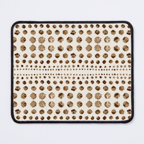 Item preview, Shibori Circles - Brownstone designed and sold by bmfabricdesigns.