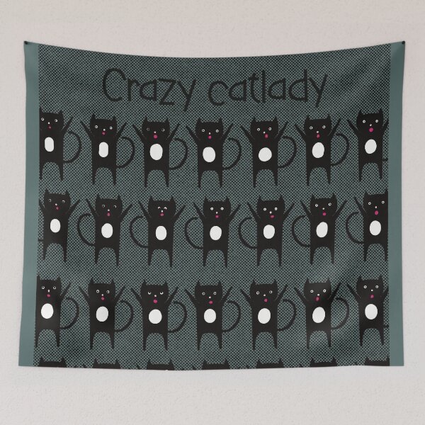 Item preview, The cats of the crazy catlady designed and sold by marina63.
