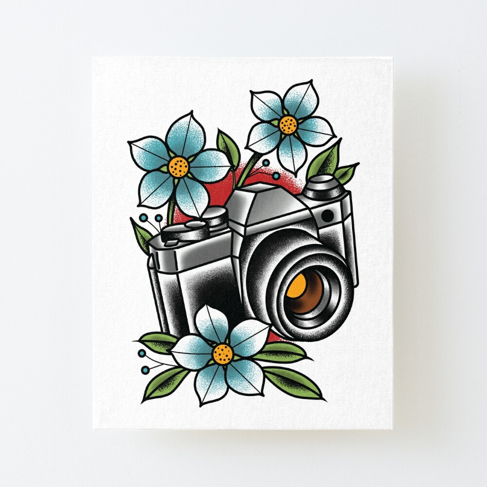 Radio Retro Boombox Temporary Tattoo Sticker - OhMyTat