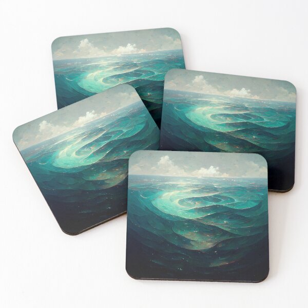 Item preview, Beautiful Ocean Calm Waters Open Sea designed and sold by MythicPrompts.