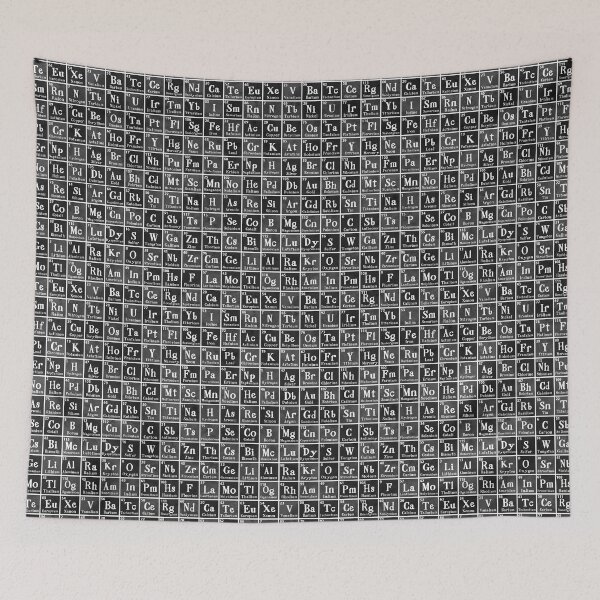 Item preview,  Periodic Table Black designed and sold by Paisley Yazel.