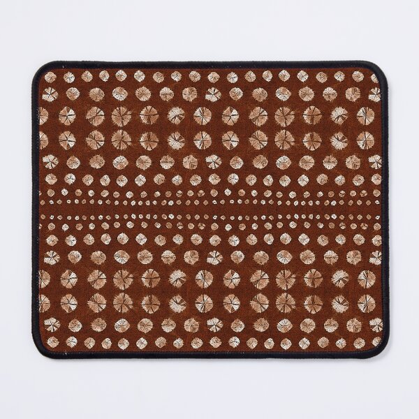 Item preview, Shibori Circles - Terra designed and sold by bmfabricdesigns.