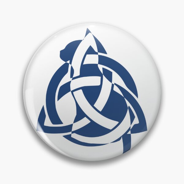 Item preview, Blue Celtic Triquetra Cat designed and sold by Depic Spirit.