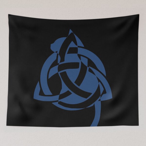 Item preview, Blue Celtic Triquetra Cat designed and sold by Depic Spirit.