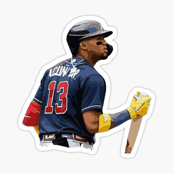 Officially Licensed Ronald Acuna Jr - Atlanta Acuna Sticker for Sale by  siquqew