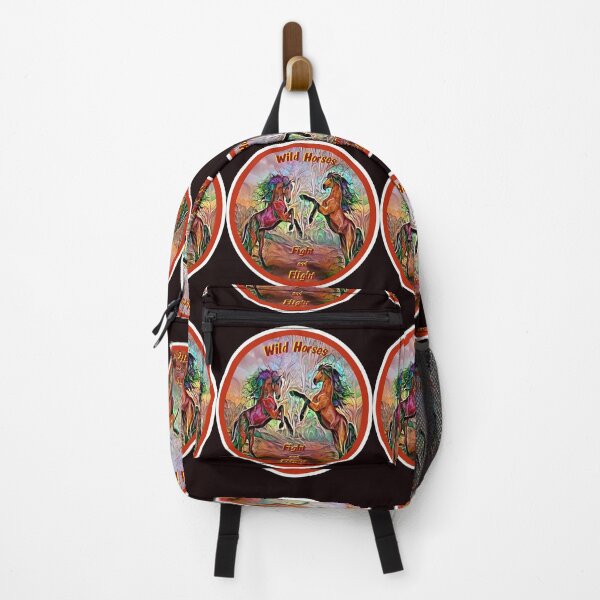 Item preview, Wild Horses Fight And Flight designed and sold by noristore.