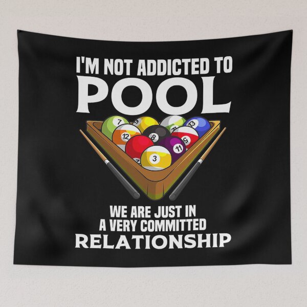 Item preview, Funny Pool Player Gift For Men Cool Addicted To Billiards designed and sold by disgustingtroph.