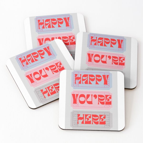 Item preview, HAPPY YOU'RE HERE  designed and sold by A.B. Land.