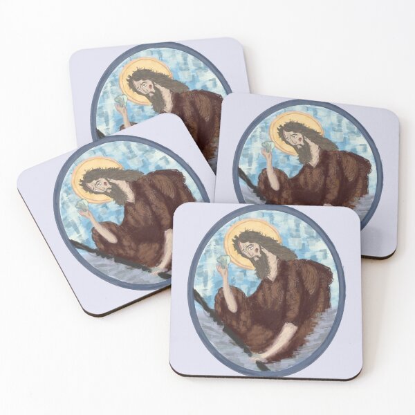 Item preview, Saint John the Baptist designed and sold by HappyRandomArt.