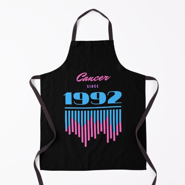 Item preview, Cancer since 1992 retro style Pink and Blue designed and sold by TreetopStudios.