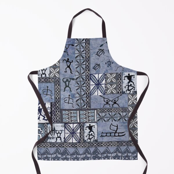Item preview, Hawaiian Paddleman Petroglyph Tapa designed and sold by J Marielle Designs.