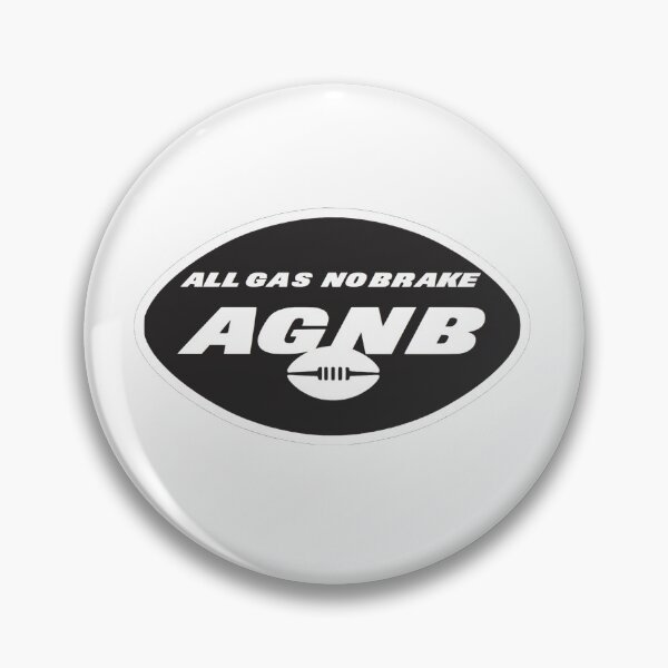 Item preview, NYJ All Gas No Brake Logo Black designed and sold by Gang Green Gear.