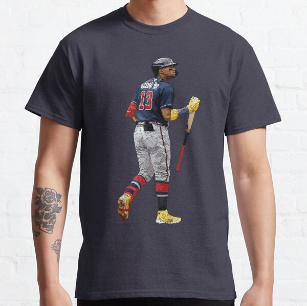 Nike Youth Atlanta Braves Ronald Acuna Jr. #13 Navy T-Shirt