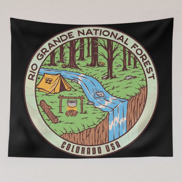 Item preview, Rio Grande National Forest River Camp designed and sold by JordanHolmes.