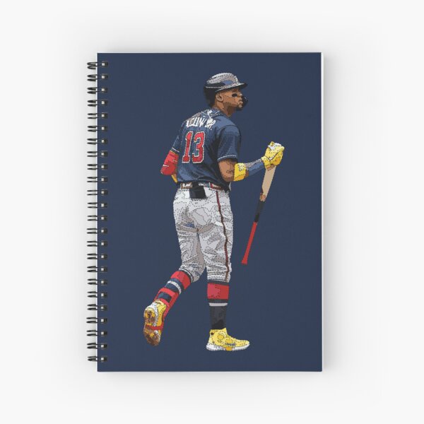 Ronald Acuña Jr. Jersey Spiral Notebook for Sale by ecscraps