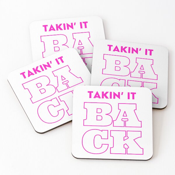 Item preview, Takin’ It Back - Pink text designed and sold by TheMajesticGoat.