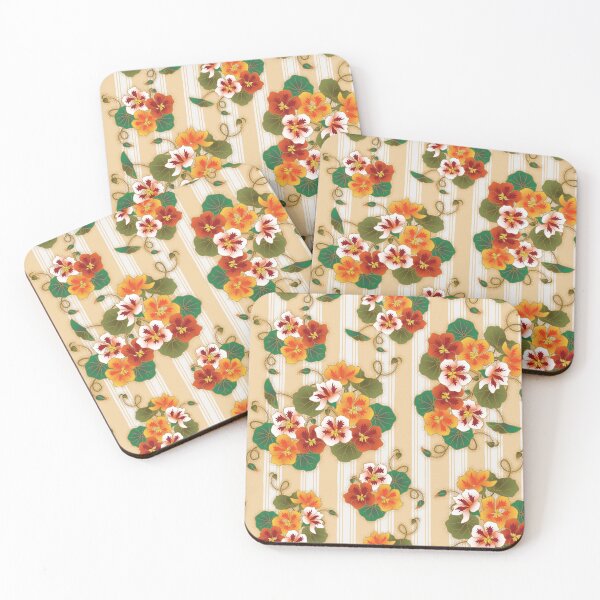 Item preview, Vintage Nasturtiums designed and sold by Pamelandia.