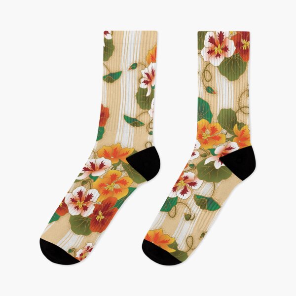 Item preview, Vintage Nasturtiums designed and sold by Pamelandia.