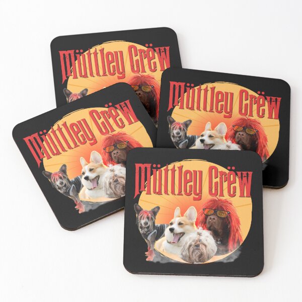 Item preview, Müttley Crëw - Motley Crue with a crew of dogs  designed and sold by Lindaco.