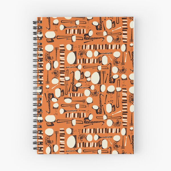 Item preview, Retro Jazz Beatnik Art Pattern designed and sold by jesseladret.