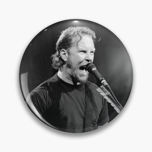 Item preview, James Hetfield - BW Photograph designed and sold by ConcertImages.