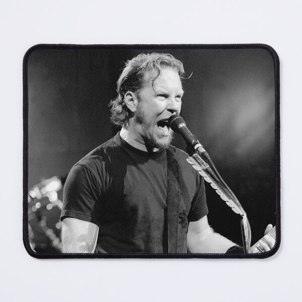 Item preview, James Hetfield - BW Photograph designed and sold by ConcertImages.