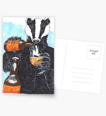 Craft Beer Badger Postcards