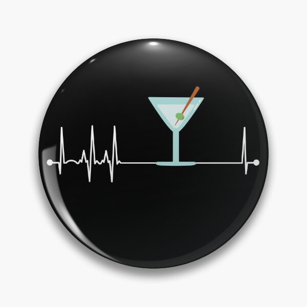Artikelvorschau, Martini Heartbeat Martini Lover Cocktail Drink Olive Martini Gear entworfen und verkauft von DynamicDesign.