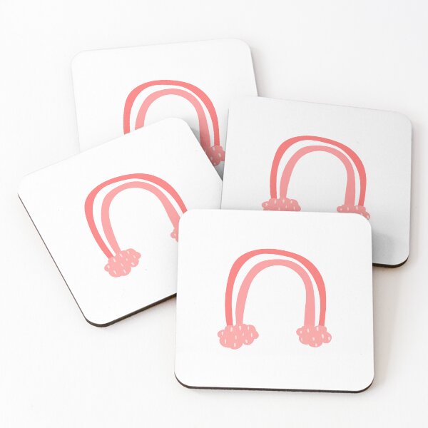 Item preview, Organic Rainbow cute pink red pastel kawaii designed and sold by Inspirationmotivation.