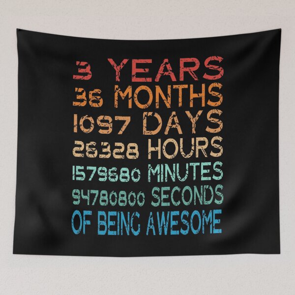 Item preview, Years Old 3rd Birthday Gift Vintage Retro 36 Months designed and sold by Countrysmart.