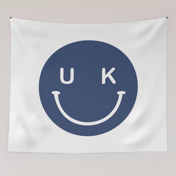 Item preview, University of Kentucky Smiley Face sticker designed and sold by missavaw.