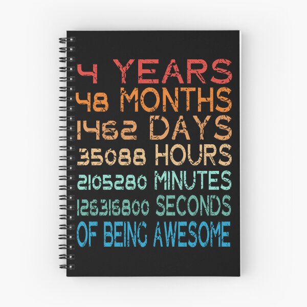 Item preview, Years Old 4th Birthday Gift Vintage Retro 48 Months designed and sold by Countrysmart.