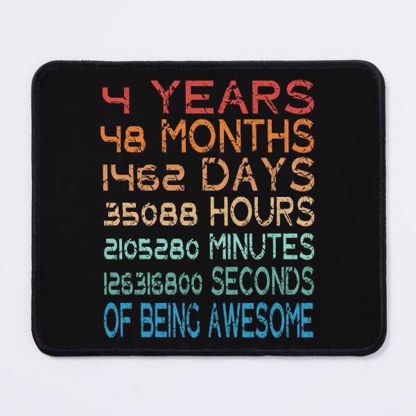 Item preview, Years Old 4th Birthday Gift Vintage Retro 48 Months designed and sold by Countrysmart.