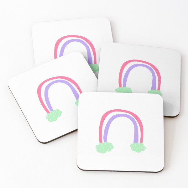 Item preview, Organic Rainbow cute pastel kawaii designed and sold by Inspirationmotivation.