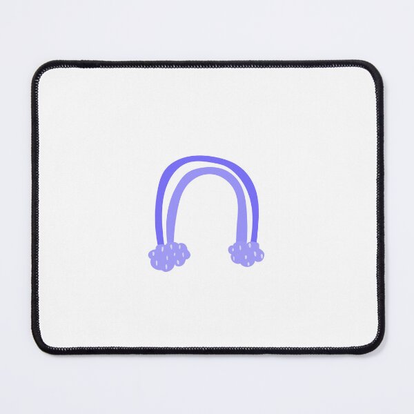 Item preview, Organic Rainbow cute purple kawaii designed and sold by Inspirationmotivation.