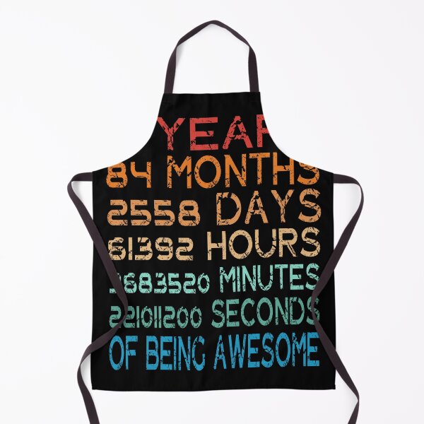 Item preview, Years Old 7th Birthday Gift Vintage Retro 84 Months designed and sold by Countrysmart.