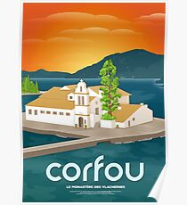 Vlacherna Monastery, Corfu (GR) Poster