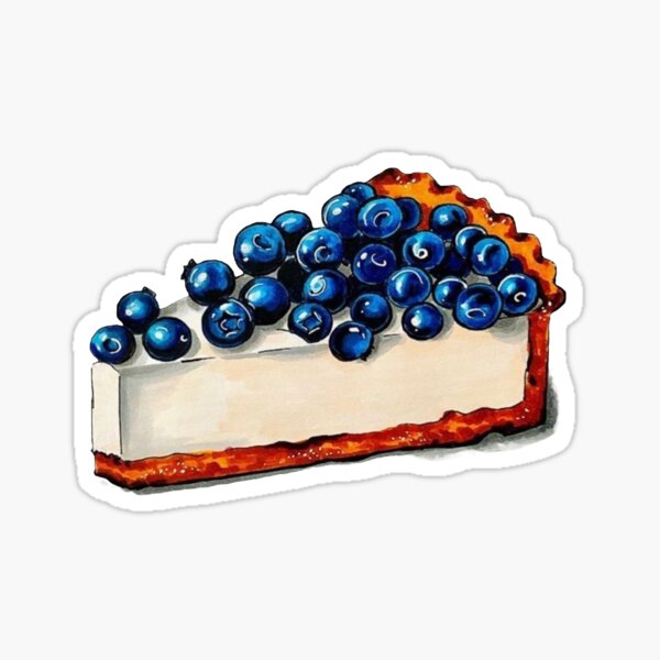 Item preview, Delicious Blueberry Pie Slice for Sweet Dessert Lovers designed and sold by Nicoladenisa71.