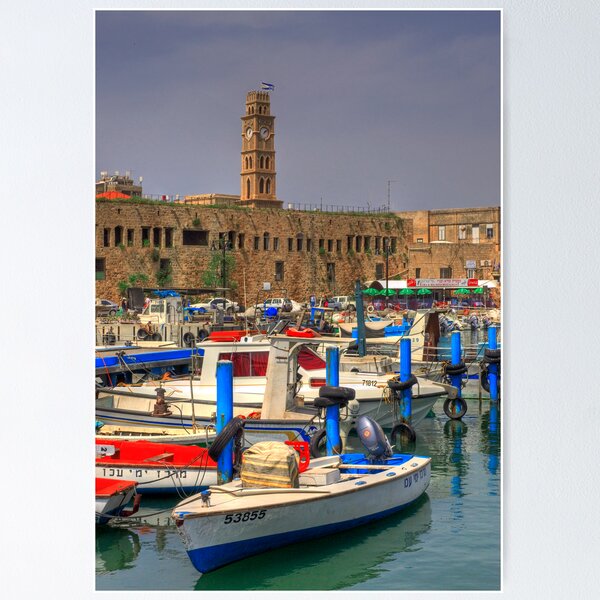 Acre port, Israel Poster