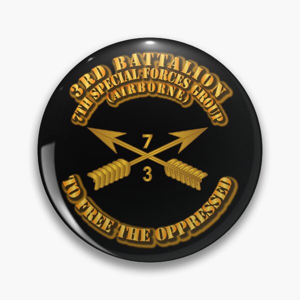 Item preview, SOF - 3rd Bn 7th SFG - Branch designed and sold by Military Insignia Products.